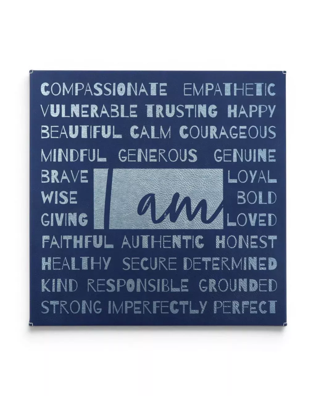 I am… Affirmation Black and Silver Wall Hanging