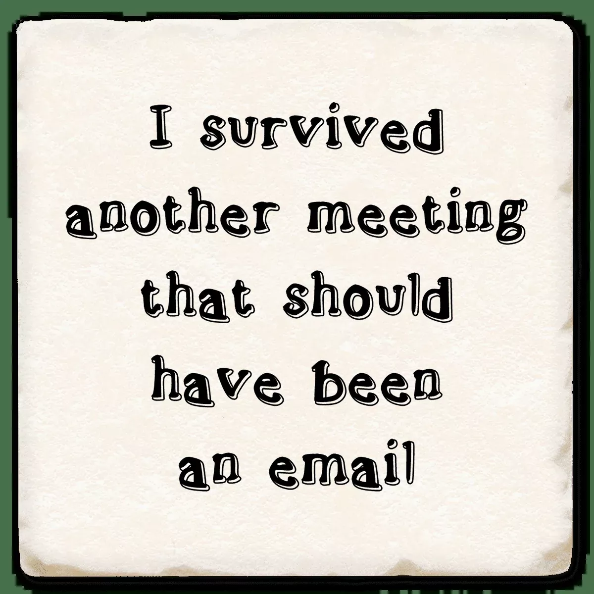 I Survived - Witty Coaster