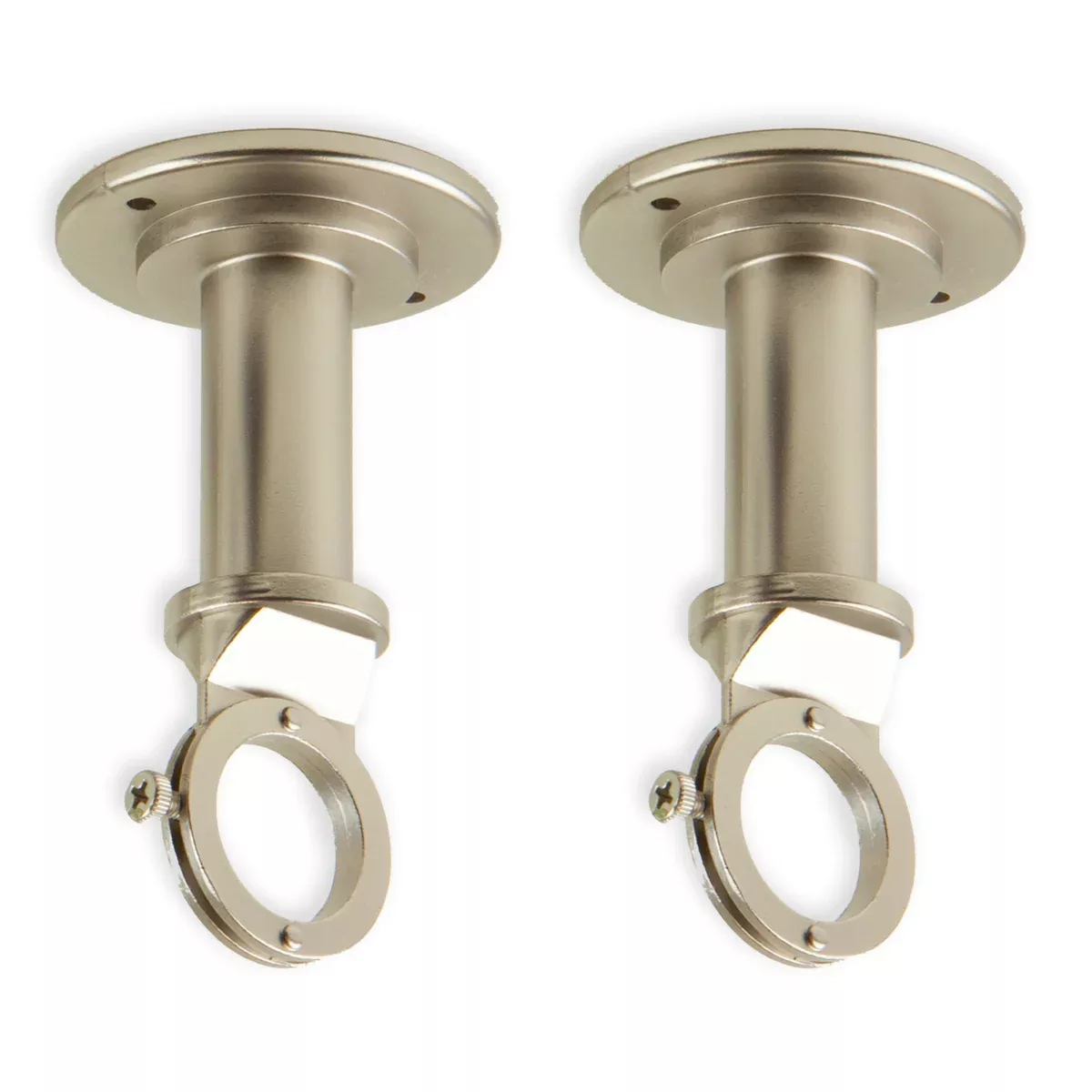 Industrial Pipe Wall/Ceiling Brackets for 1" Rod (Pair)