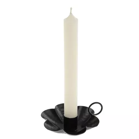 Iron Daisy Candle Holder