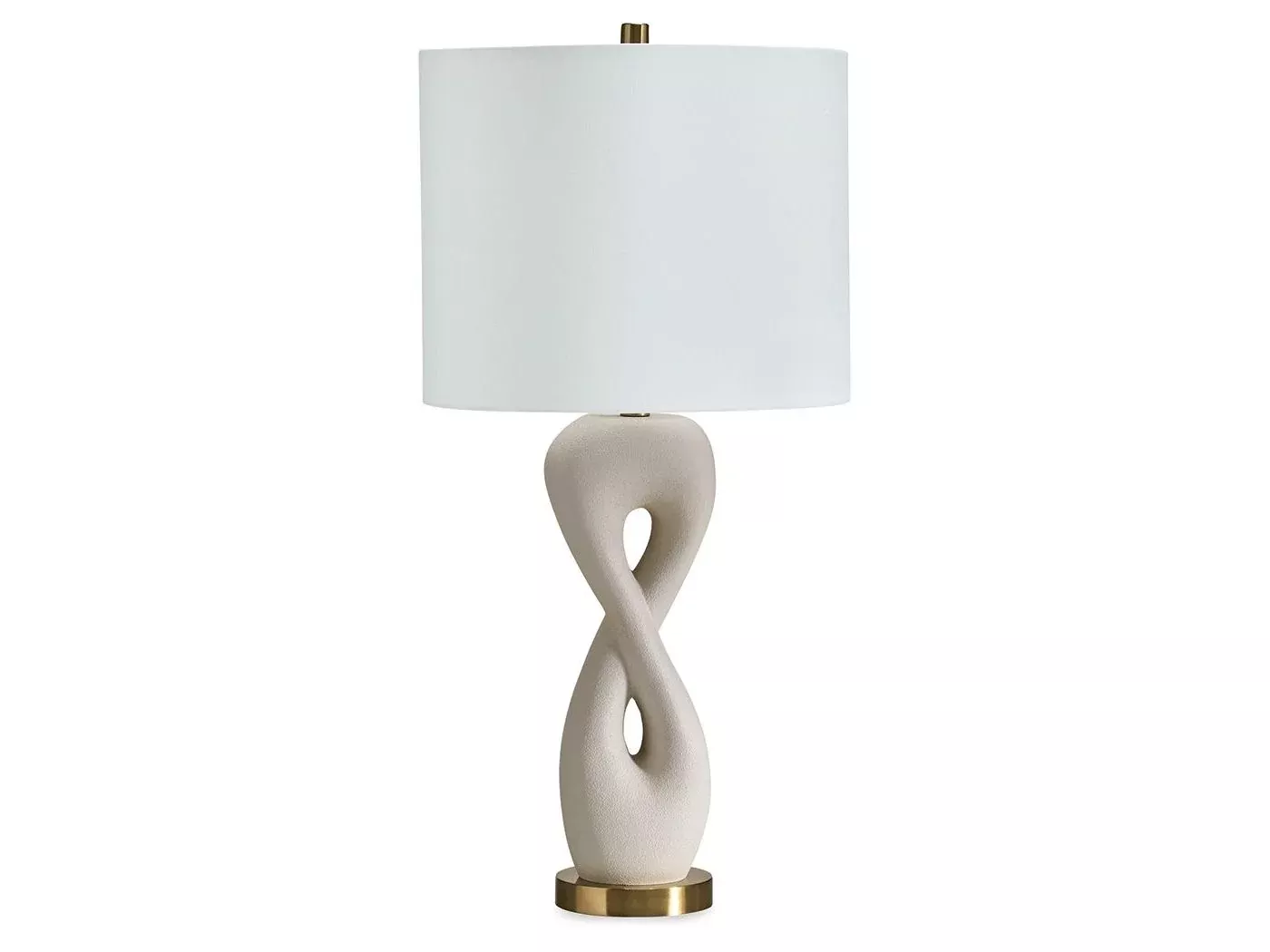 Judrich - Poly Table Lamp - White / Gold Finish
