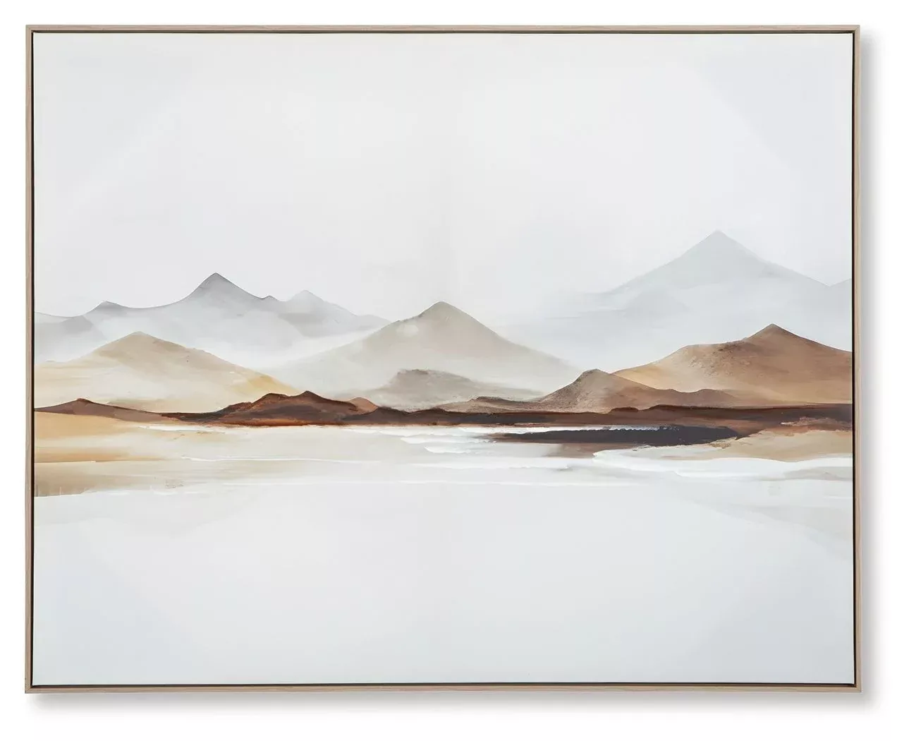 Karalen - Wall Art - White / Gray / Brown