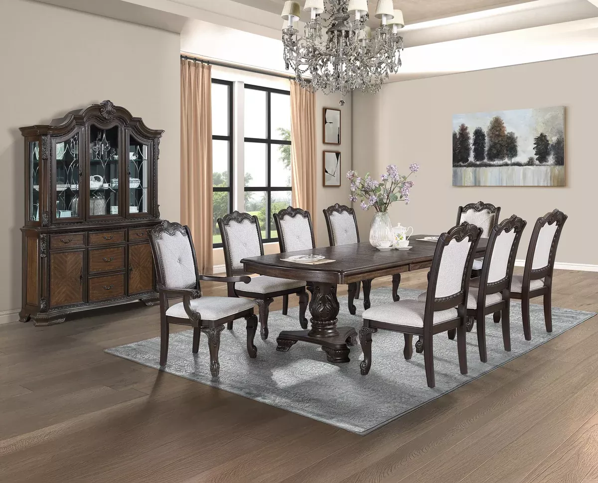Kiera - Dining Room Set - Coffee Brown