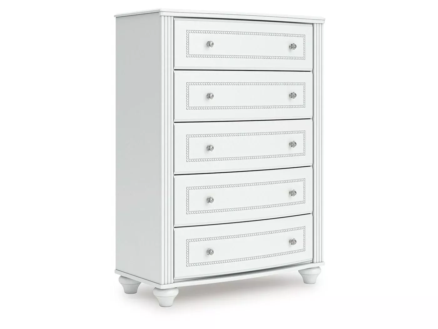 Kozlani - Five Drawer Chest - White