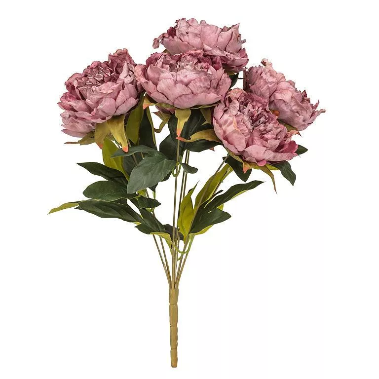 Large 7 Open Peony Bouquet - Pink