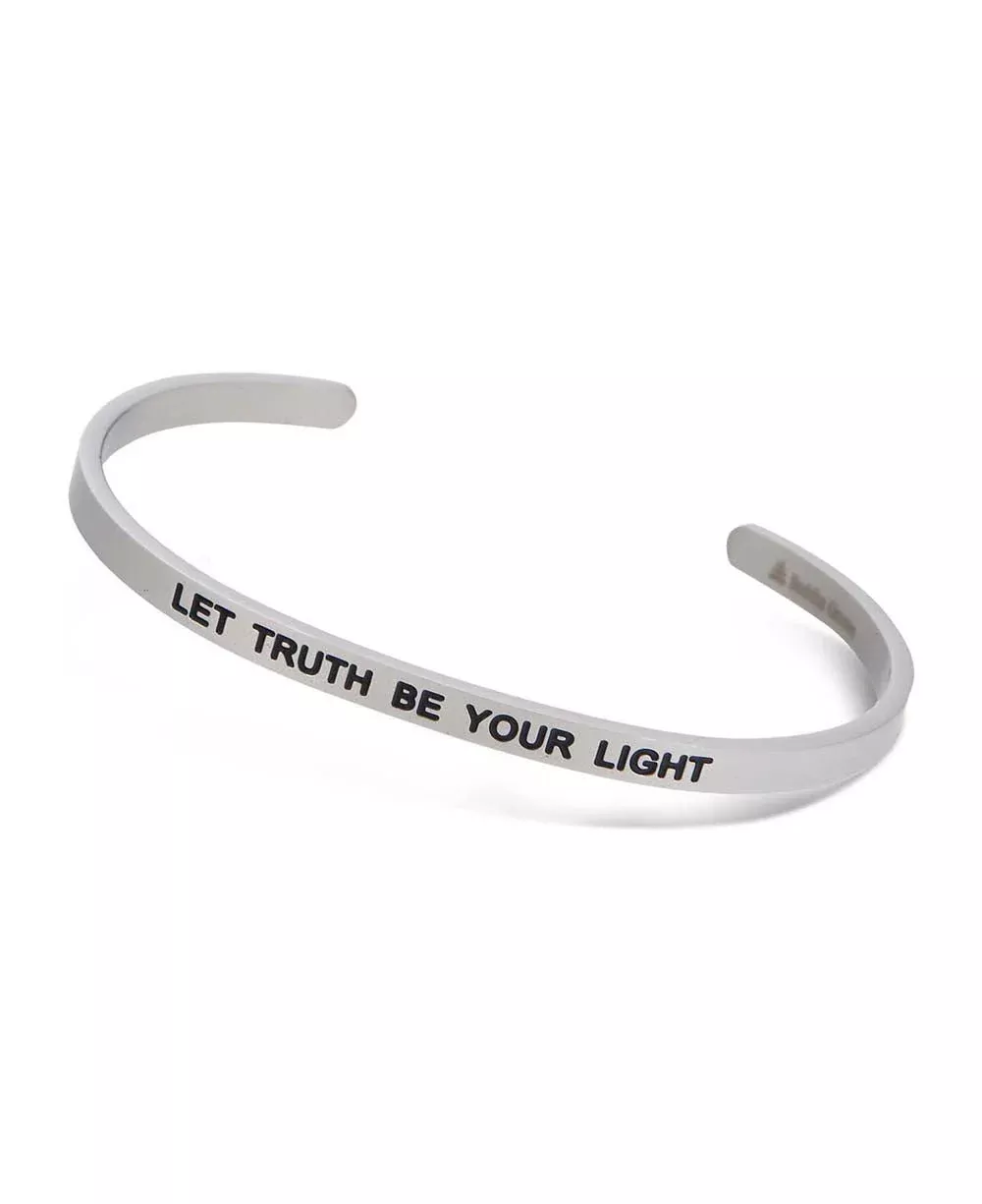 Let Truth Be Your Light Cuff Bracelet