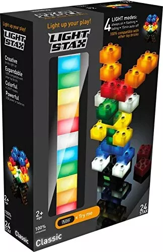 Light Stax Illuminated Blocks Classic Set (24 Pieces)