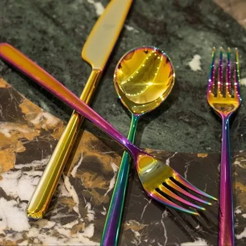 Linea Rainbow Coffee Spoon by Mepra