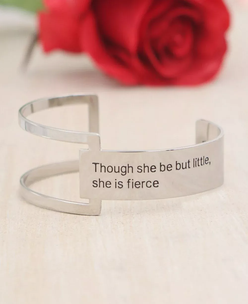 Little But Fierce Geometric Cuff Bracelet