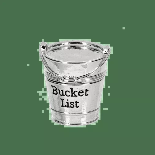 Live Your Bucket List- Bucket Charm