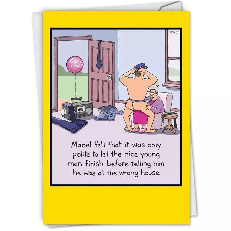 Mabel Felt That It Was - Greeting Card - Birthday
