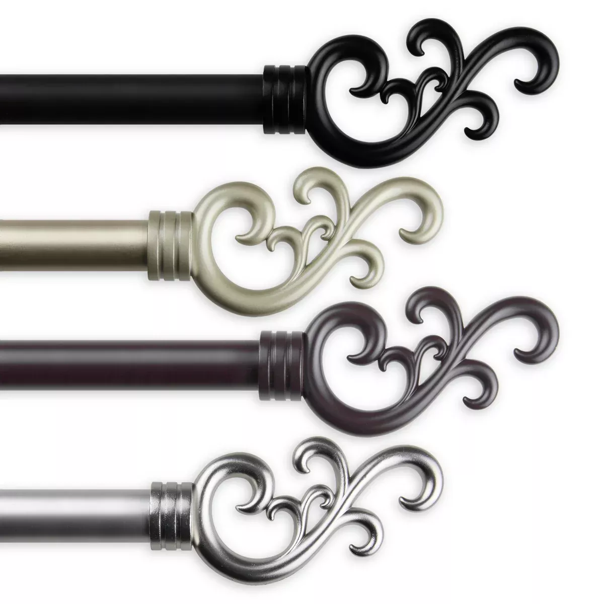 Madeline 1" Single Curtain Rod