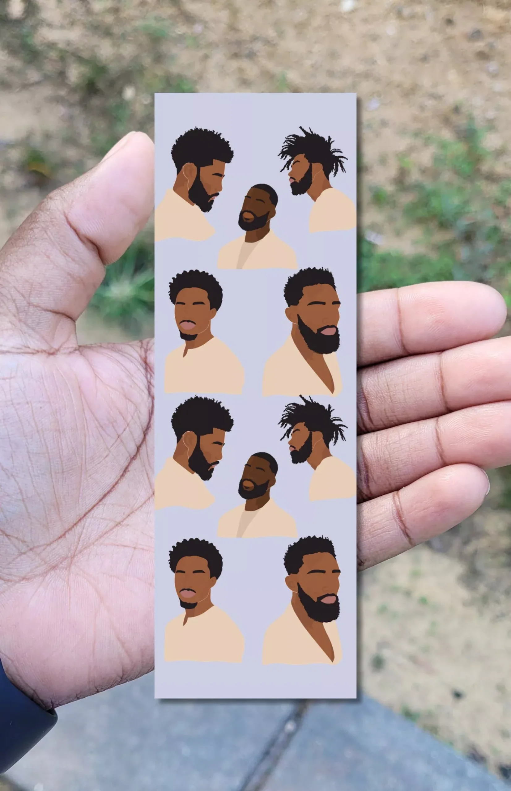 Manly Man Bookmark-Self Care Tribe
