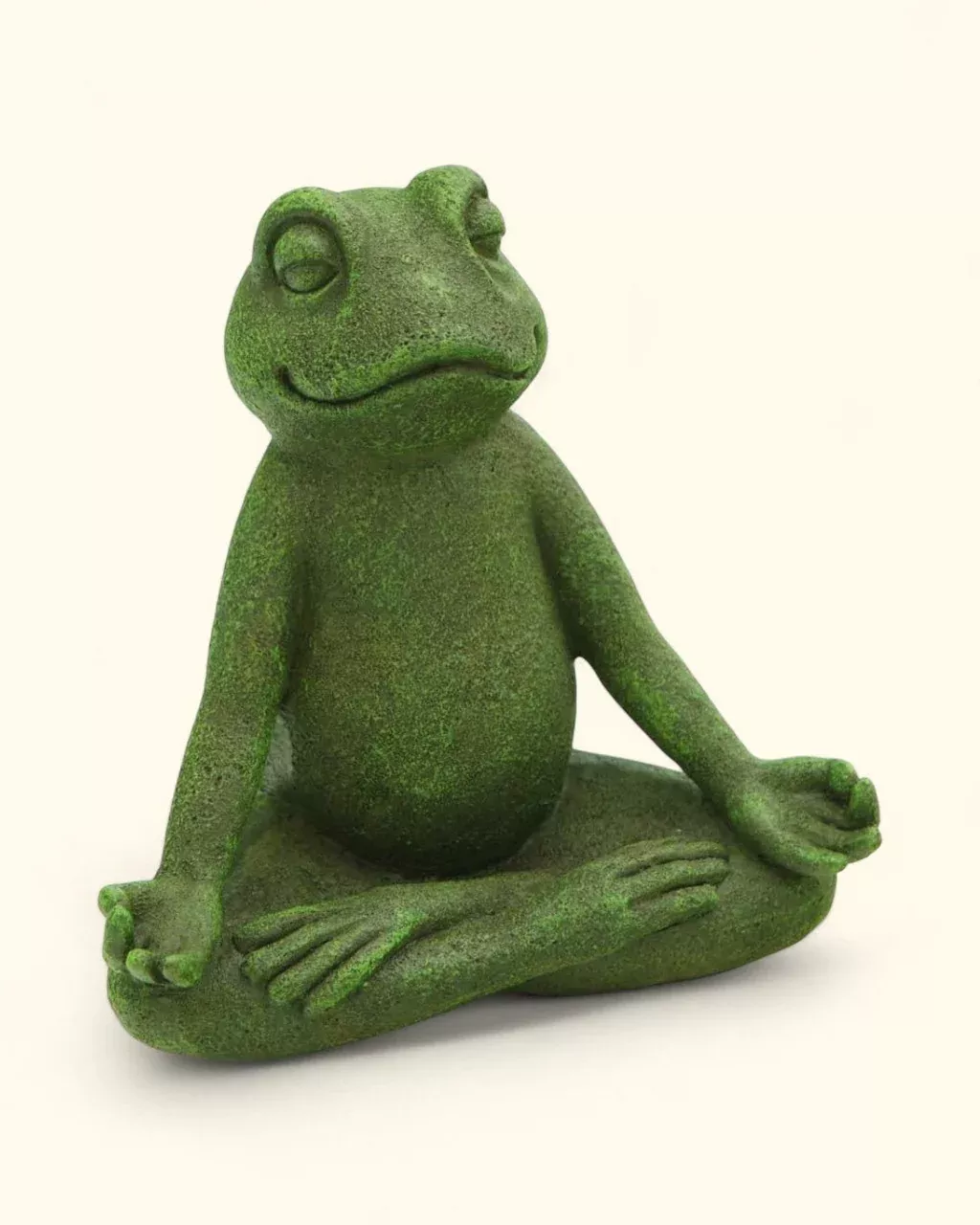 Meditating Yoga Frog Indoor Outdoor Statue