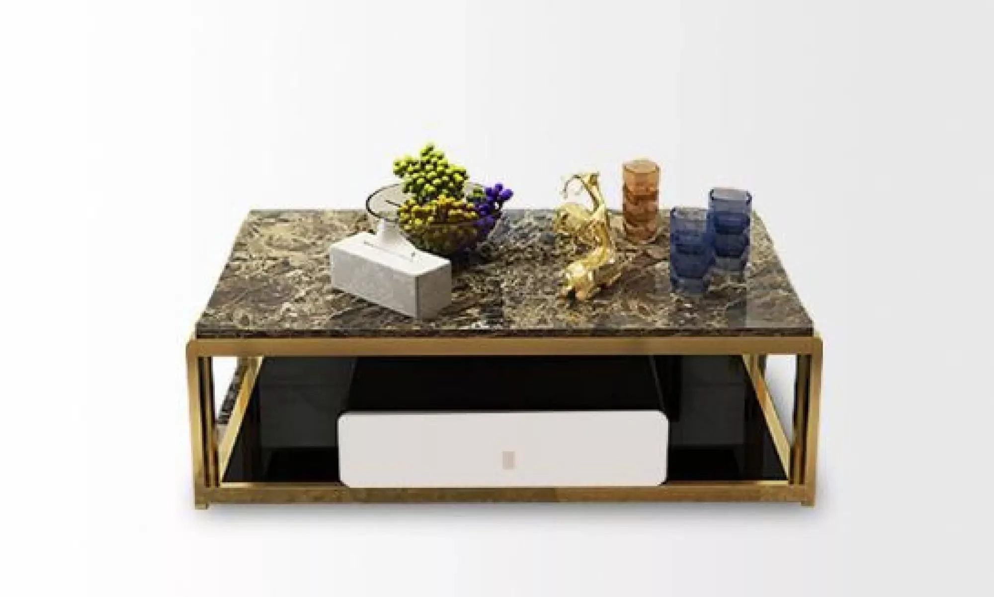 Minimalist Modern Mix Color Coffee Table