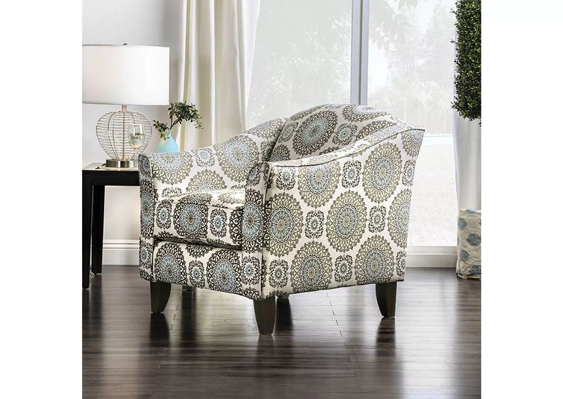 Misty - Floral Chair