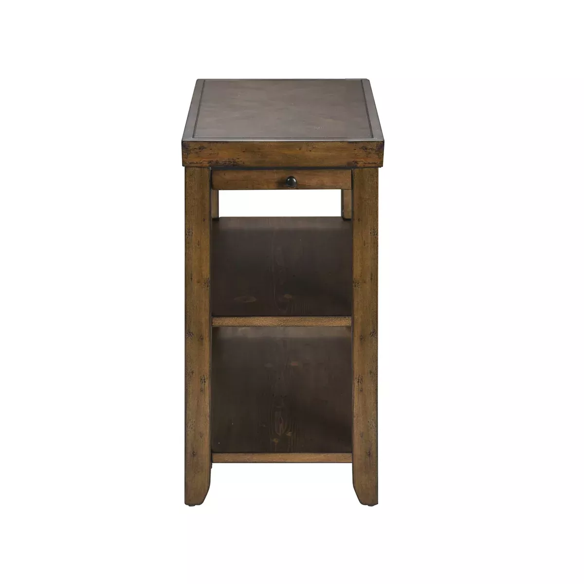 Mitchell - Chair Side Table - Nutmeg