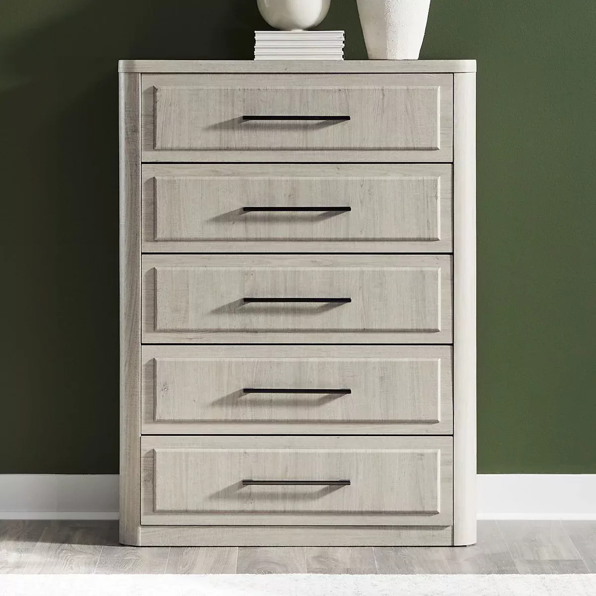 Modern Play - 5 Drawer Chest - Natural White