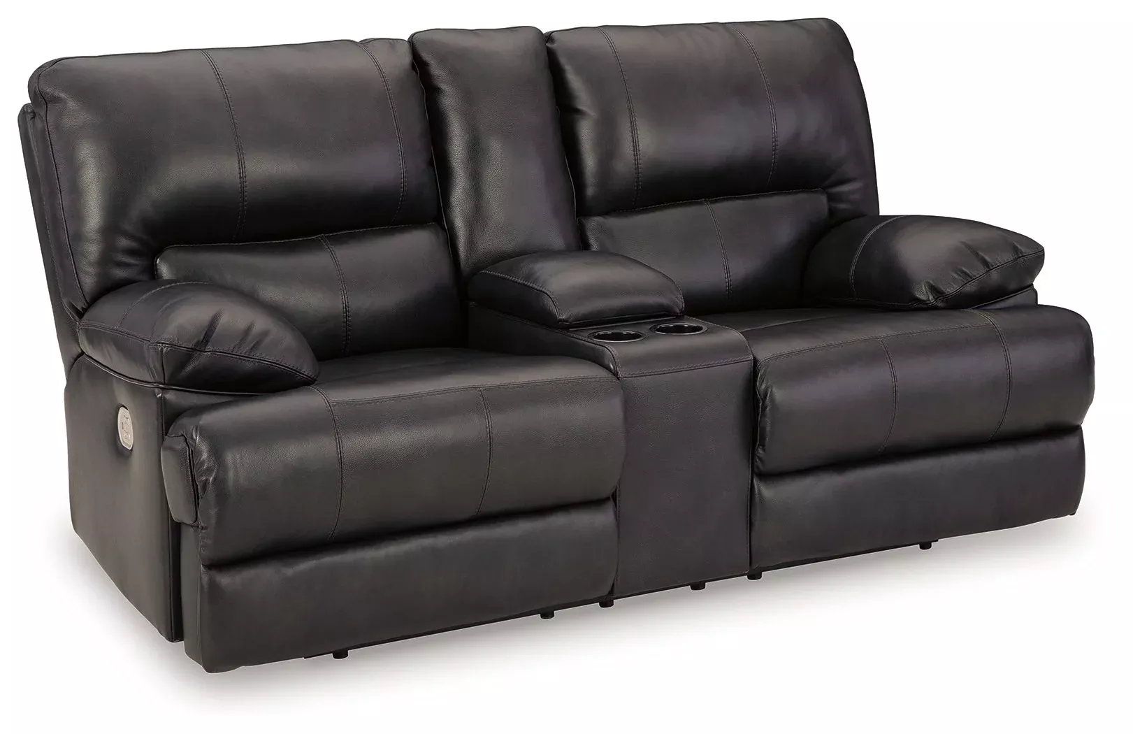 Mountainous - Power Reclining Loveseat With Console /Adj Headrest - Eclipse