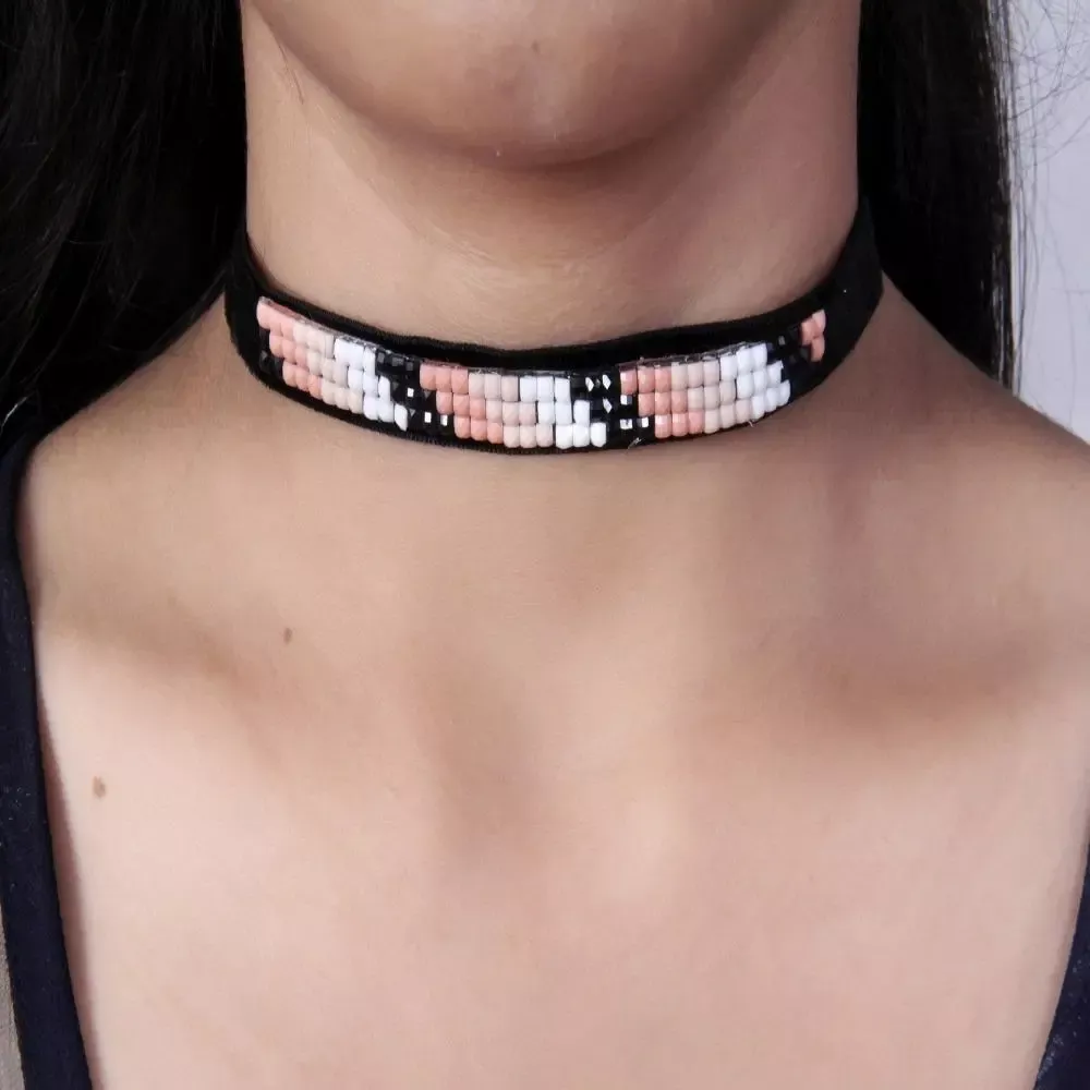 Multicolor Layered Choker Necklace
