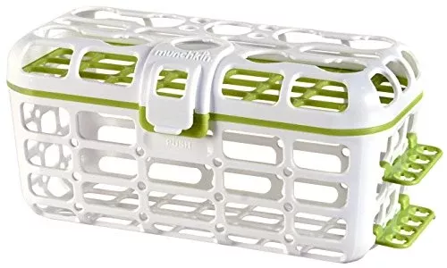 Munchkin High Capacity Dishwasher Basket, Green