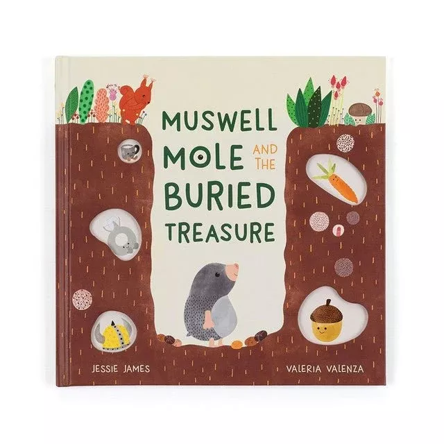 Muswell Mole And The Buried Treasure - Hardcover Book