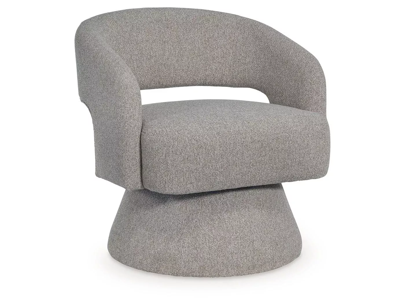 Nashkins - Swivel Accent Chair - Pebble