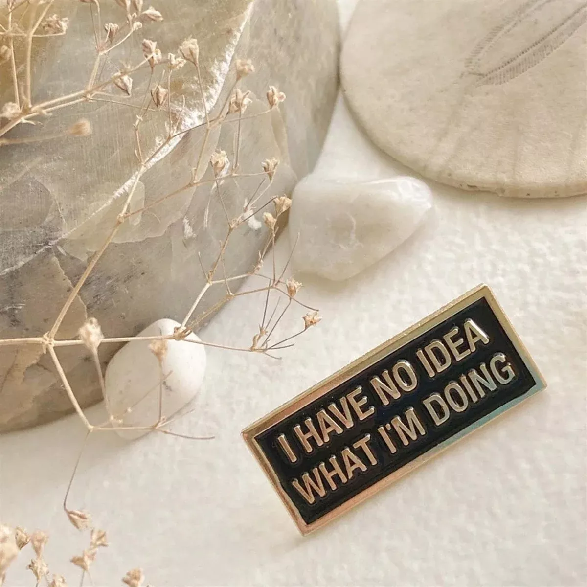 No Idea True Statement Lapel Pin
