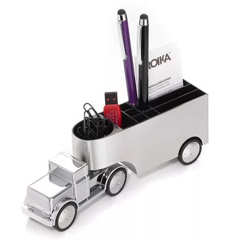 Office Trucker Paperweight and Desk Organizer by Troika of Germany