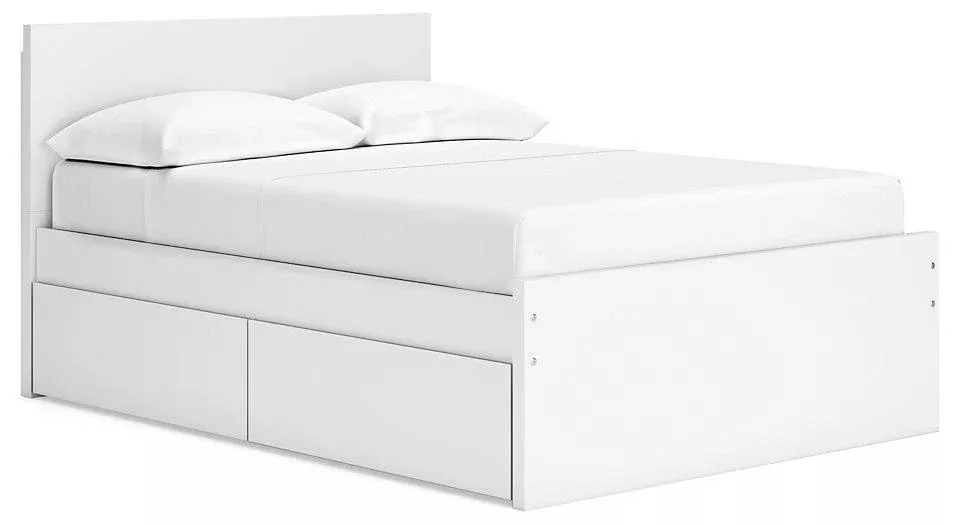 Onita Panel Bed with 1 Side Storage