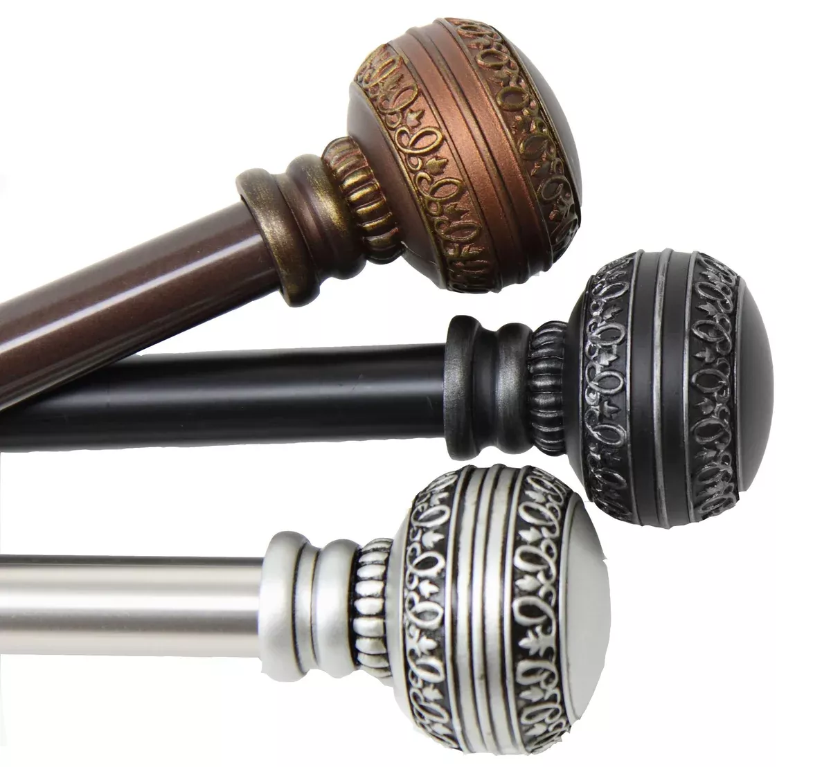 Ornament 13/16" Single Curtain Rod