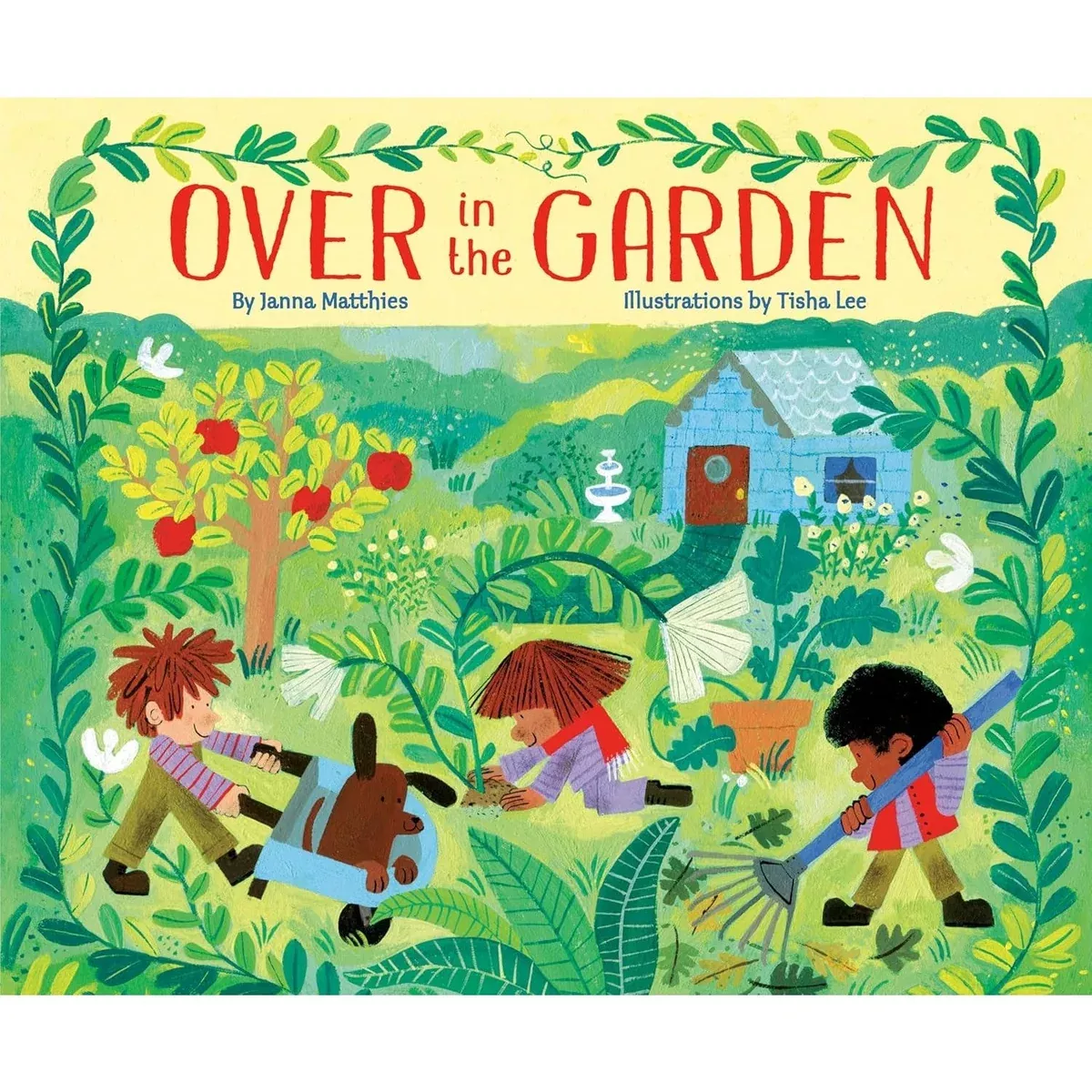 Over In The Garden - Hardcover Book