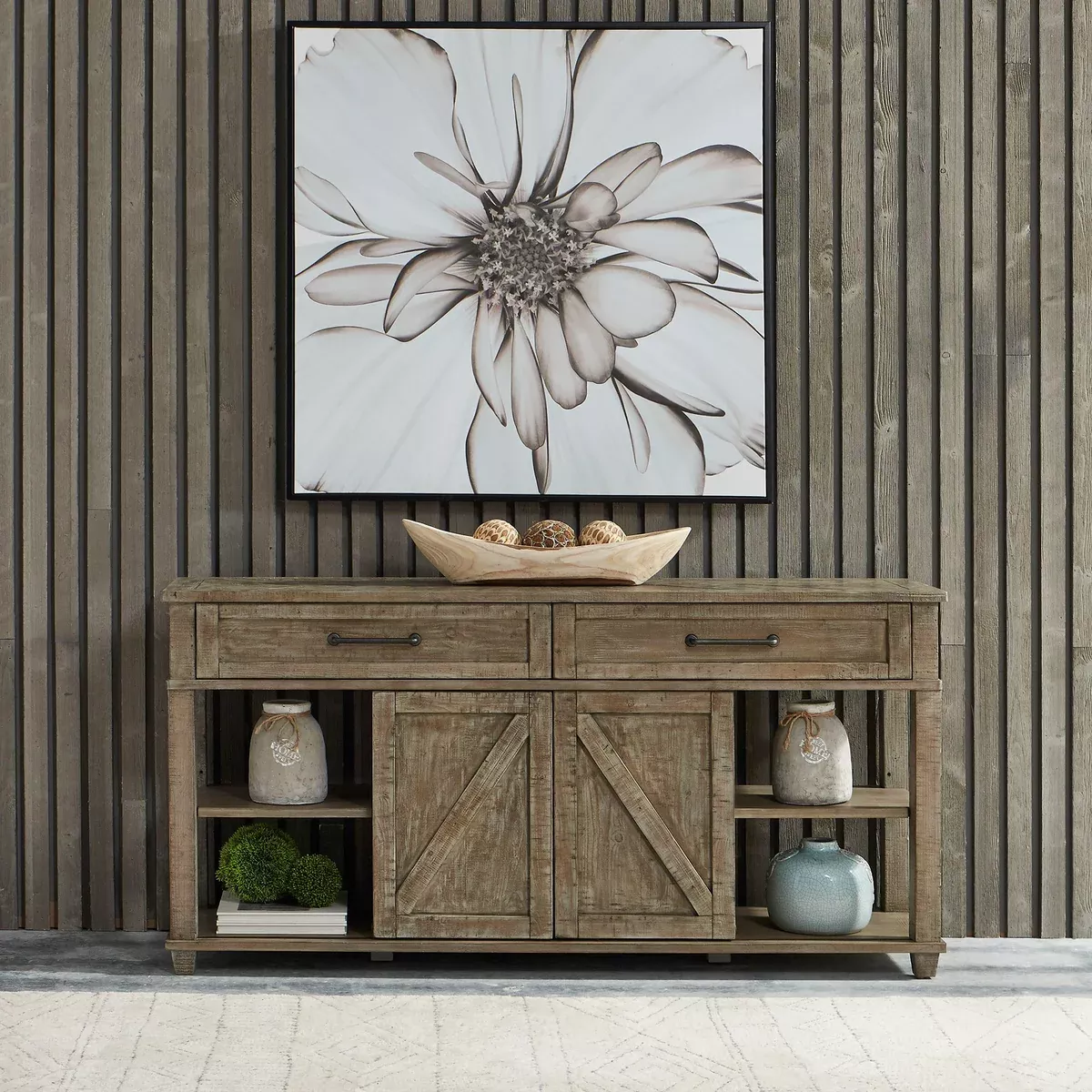 Parkland Falls - Sofa Table - Weathered Taupe