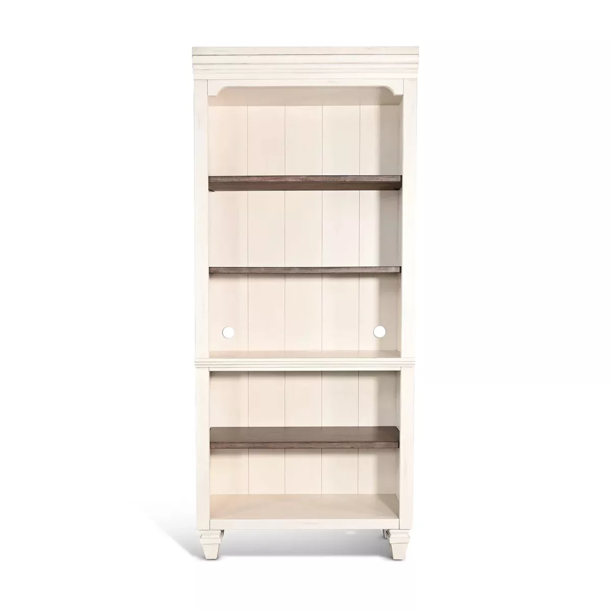 Pasadena - Bookcase Open - Buckskin / Marble White