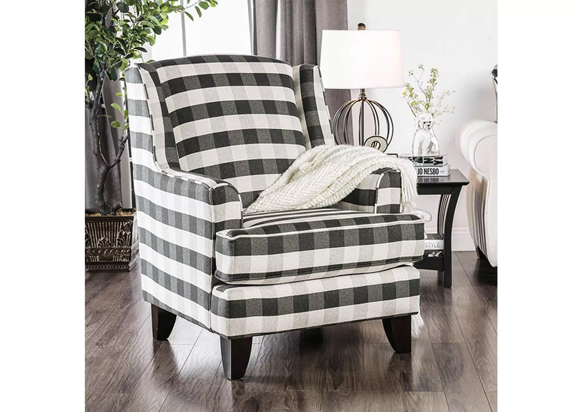 Patricia - Stripe Chair