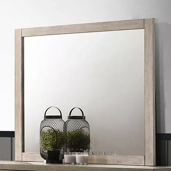 Patterson Mirror In Driftwood Grey