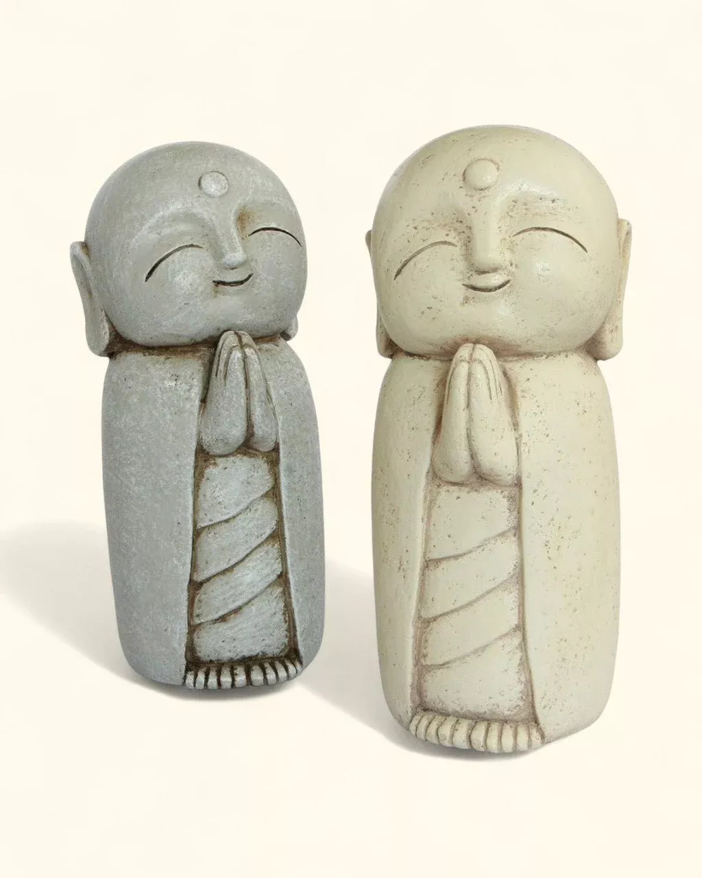 Peaceful Jizo Garden Statue, 8 Inches