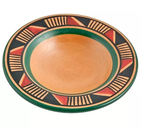 Peruvian Ceramic Dish Burner - 4"D