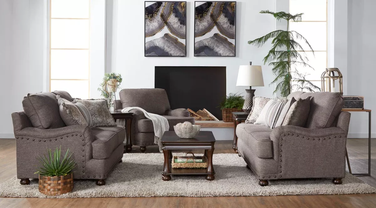 Phineas Driftwood or Cycle Hay Sofa and Loveseat Set 17285