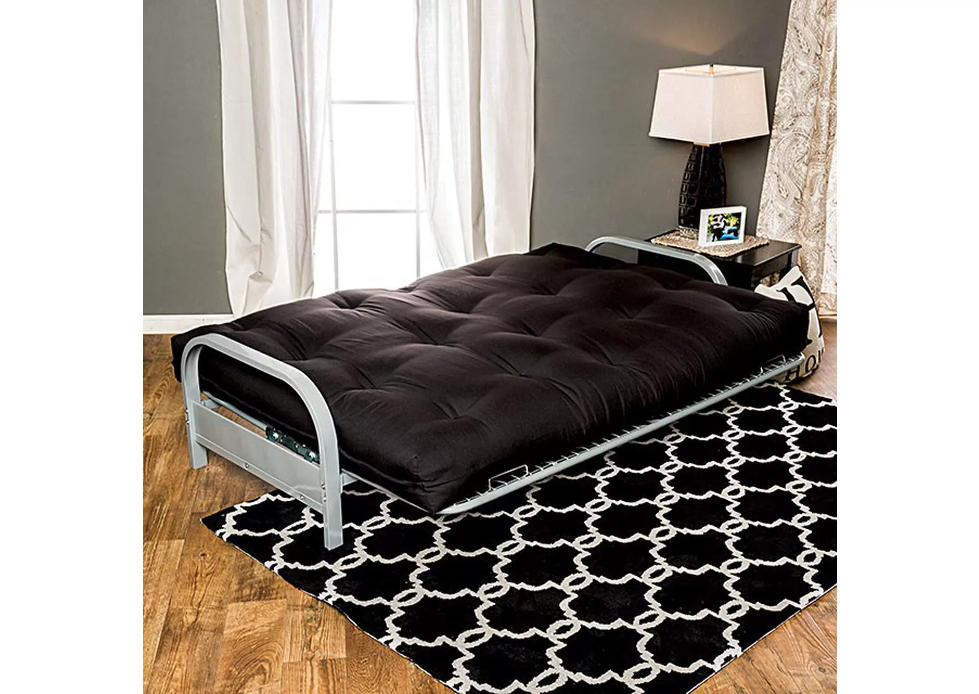 Plosh - 8" Black Futon Mattress