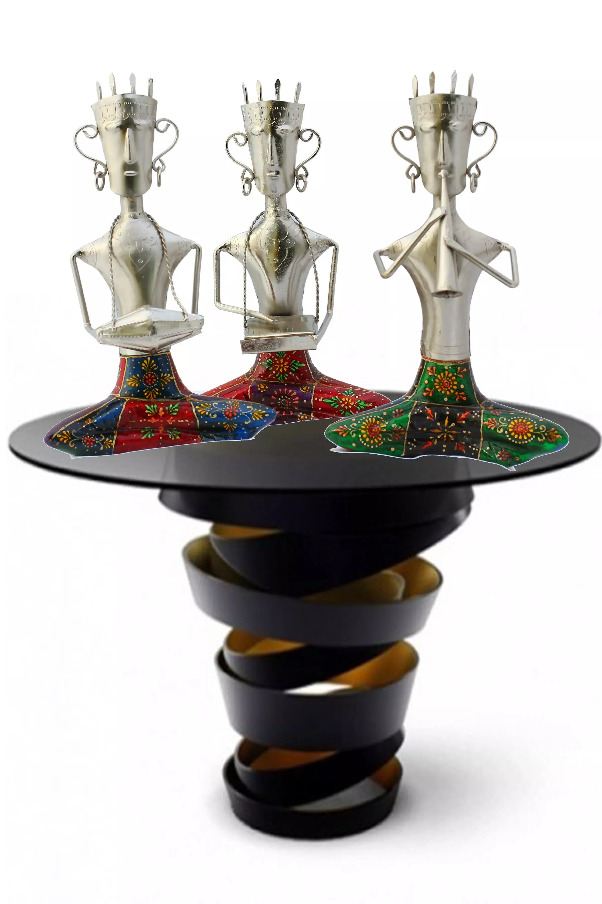 Polystone Decostyle Sitting Musicians