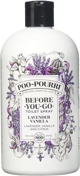 Poo-Pourri Lavender Vanilla Scent Refill Bottle 16 OZ (1)