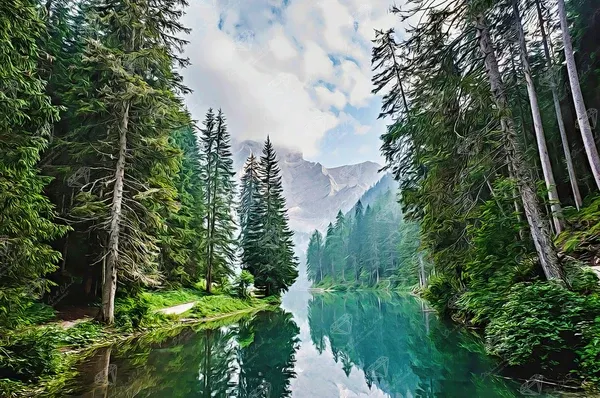 Quiet Mountain Lake
