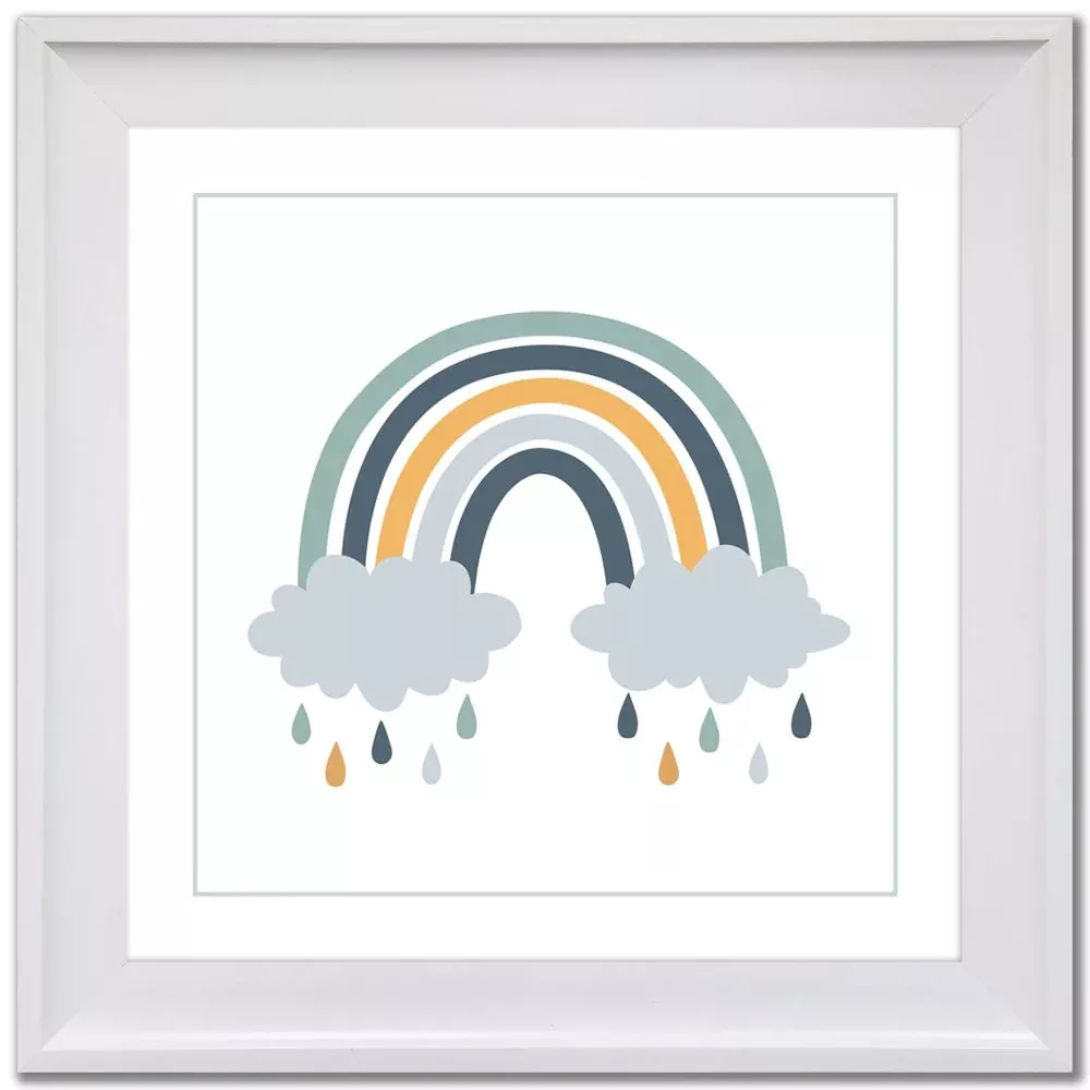 Rainbow Collection III - Framed Canvas