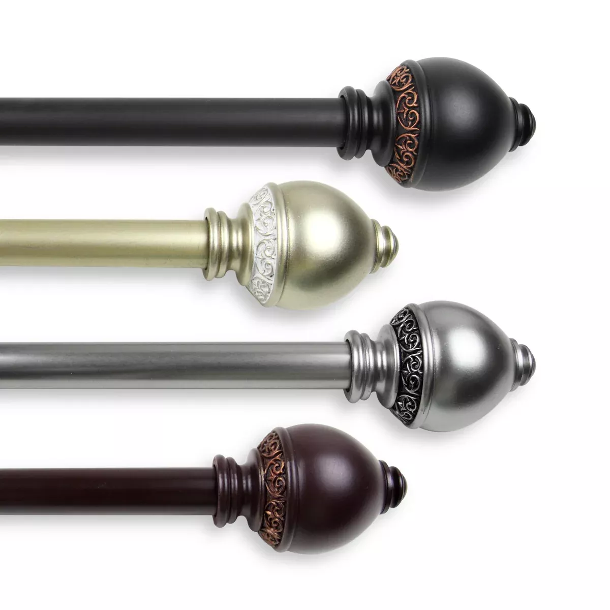 Ramona 1" Single Curtain Rod