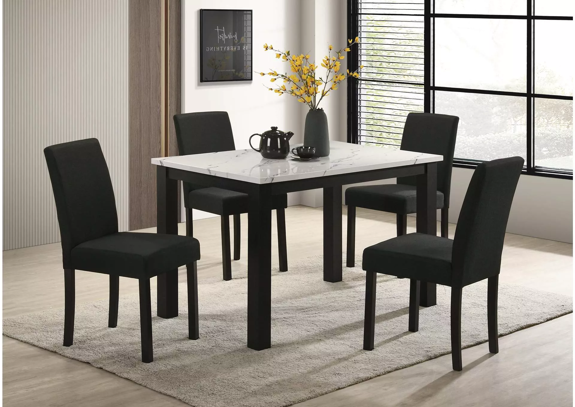 Resia Dining Chair Black