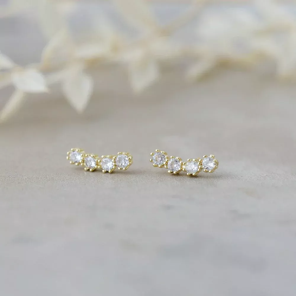 Retrograde Stud Earrings