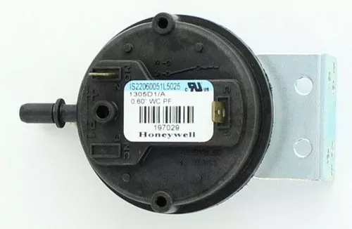 Reznor 197029 Replacement Pressure Switch (.60" w.c.)