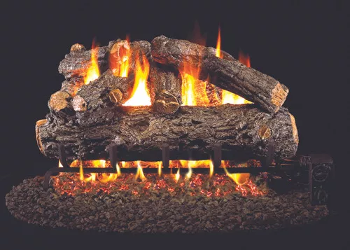 RH Peterson Real-Fyre HRD-30 30" Rustic Oak Designer Replacement Logs for Vented Burners (LOGS ONLY)