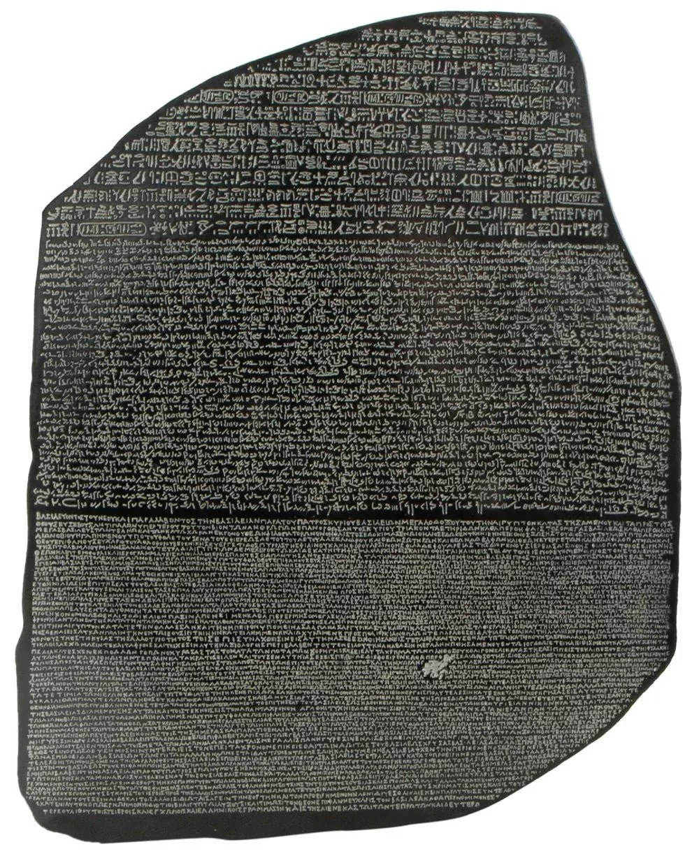Rosetta Stone Wall Plaque, 14 Inches